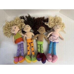 Manhattan Toy Groovy Girls Lot Of 4 Reva Sidra Solana Kelsey Dolls